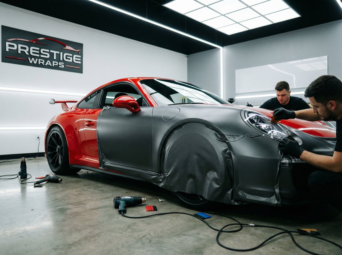 黑料改装视频-车身贴膜改色视频